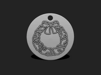 Christmas Ornament - Pendant -  Christmas Tree  - Decor - 14 3D print model