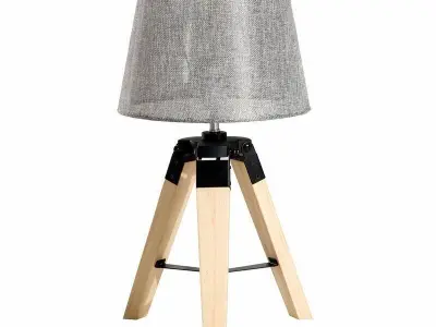 Mesquite Tripod Table Light Lamp 3D model