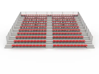 Bleachers 23 3D model