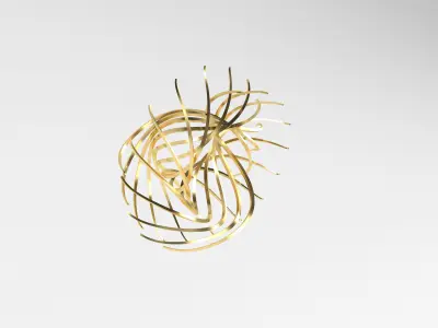 Abstract Shape v2 004 Low-poly 3D model
