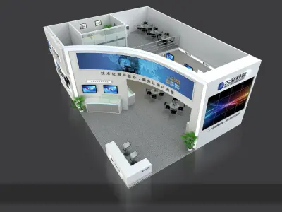 Exhibition - Area - 12X9-3DMAX2012-03 3D model