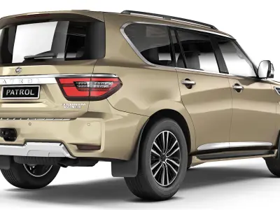 Nissan Patrol V8 Platinum 2021 3D model