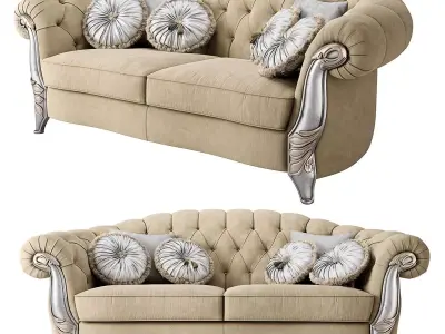 Gold Confort Drop sofa 3D model