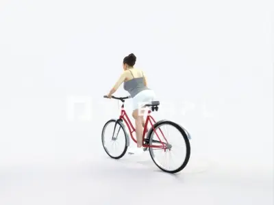 Dream 01D bicycle bike Sports Woman Low-poly 3D model