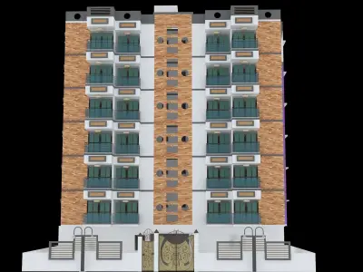 Exterior Free Model 01 Free 3D model