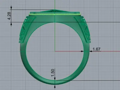 Ring for men 3D print model