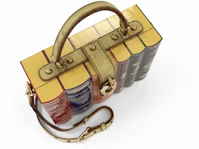 The Dolce Gabbana Encyclopaedia Box Bag 3D model