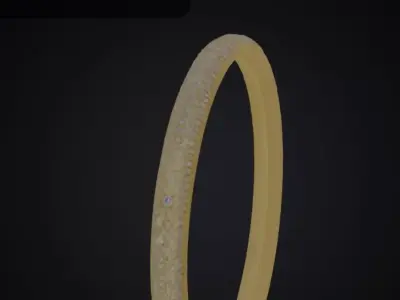 3d model of persian bracelet  3D model