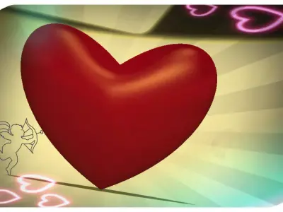 Heart Free 3D model buy