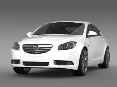 Opel Insignia Turbo 2008-13 3D model