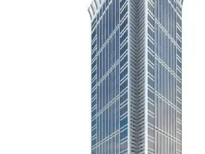 Tall Modern Skyscraper 3D model