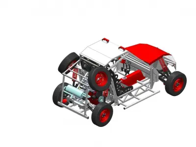WG 3002 - STL Buggie  3D model