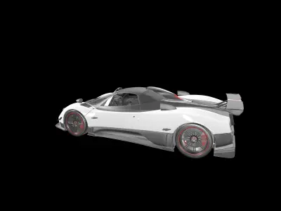 Pagani Zonda Cinque 2010 Roadster 3D model