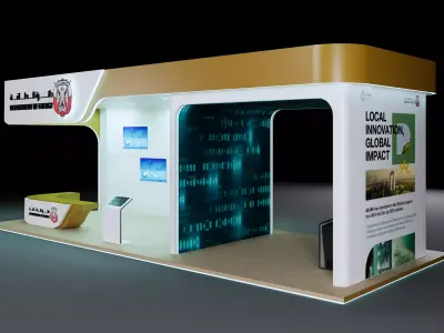 Department of Energy Exhibition Booth 3D Model Expo Stand Design 3D model