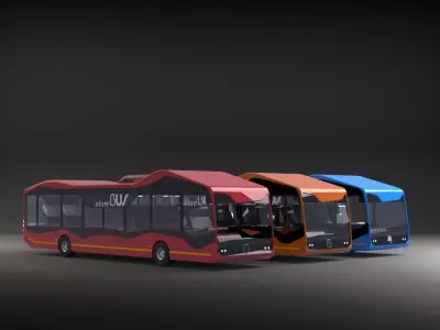 Future Bus 2020 3D model