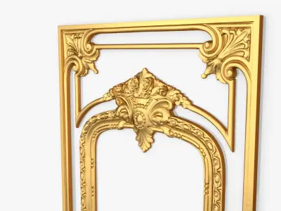 Classic decor ornament 110 3D model