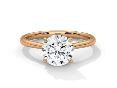solitaire ring with detail images and 360 render videos 68 3D print model