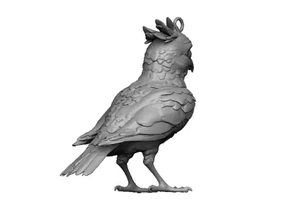 bird pendant  3D print model