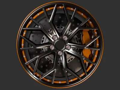 Brixton Forged Wheel Rim 3D model