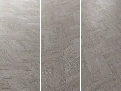 Parquet Oak Vicksburg Firestop set 5 3D model