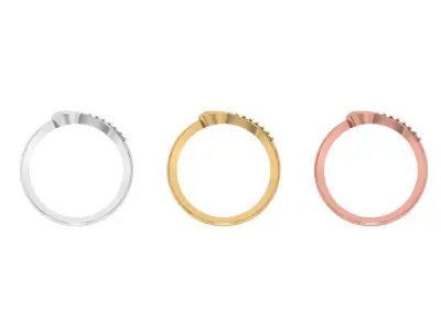 Engagement Ring Free 3D print model 2