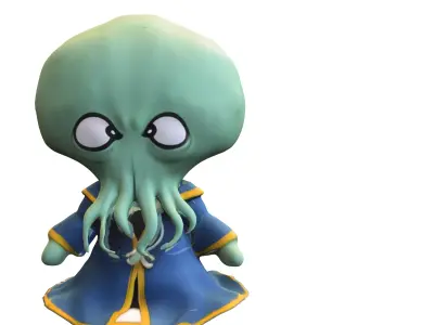 Tessek chibi Low-poly 3D model