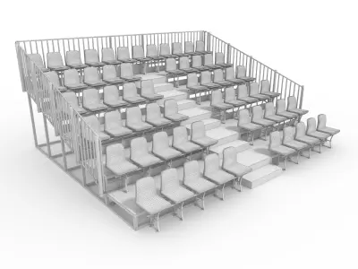 Bleachers 9 3D model