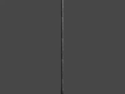 Streetlight light pole Low-poly 3D model