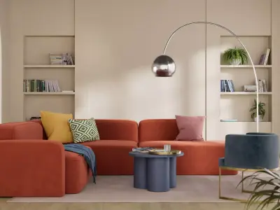 Modern Sofa 3D model 8