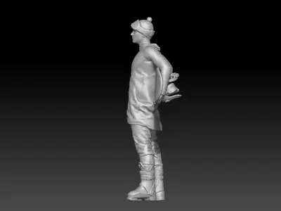 snowboard boy 3 3D print model