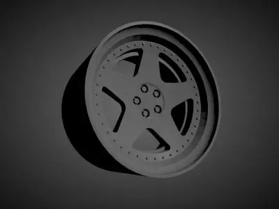 Fifteen52 Tarmac TR scalable and Printable rim 3D print model