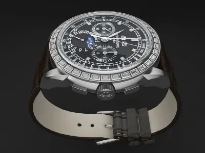 Patek Philippe Grand Complications mens watch 3D model