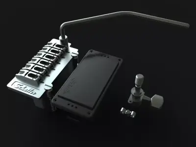 guitar hardware Free 3D model