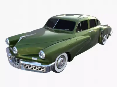 Tucker 48 Green 3D model