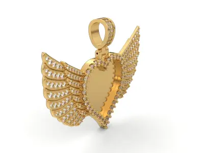HEART PENDANT 3D print model buy