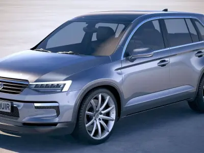 Generic SUV crossover 2018 3D model