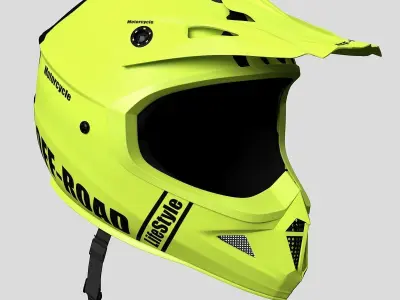 Helmet Off-Road 3D model