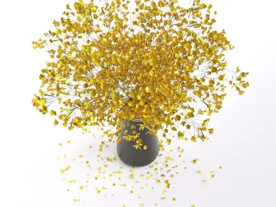 Bouquet for decoration 01 3D model