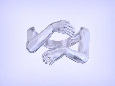 Hug ring 3D print model