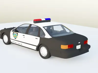 City Police Car  3D model