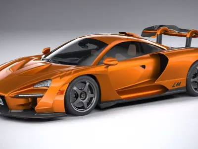 McLaren Senna LM 2021 3D model