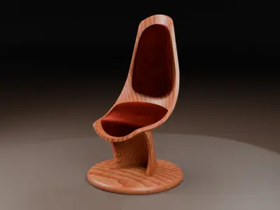 Woodys High Quality Chairs Colletion PBR 006 3D model