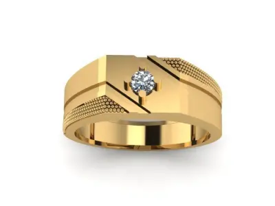 man daimond ring 3D print model