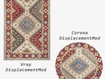 Rugs No 6 Low-poly 3D model