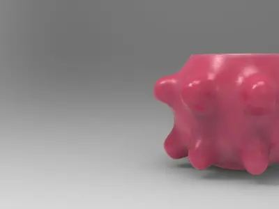 Jely Vase Low-poly 3D model
