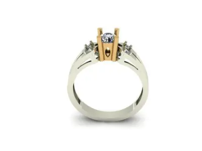 wedding ring 3D print model