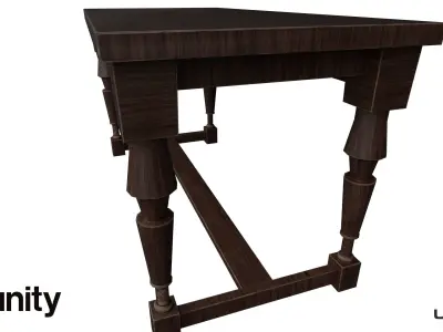 Decorative Table Low-poly 3D model purchase