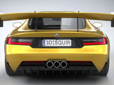 Generic RaceCar 2022 LowPoly 3D model