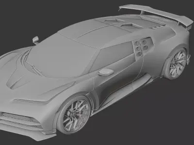 Bugatti Centodieci 3D print model