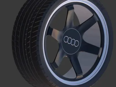 wheel audi 3D model